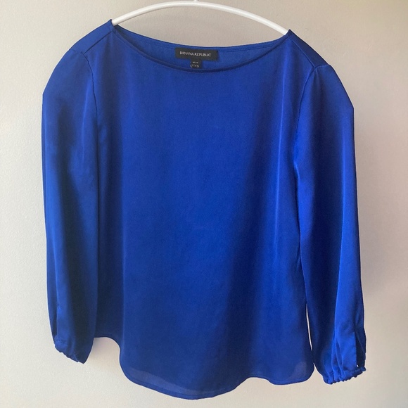 Banana Republic Royal Blue Top - Picture 1 of 3